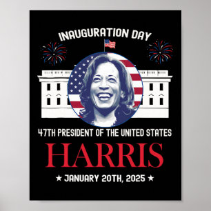 Póster Día de Inauguración de Kamala Harris 2025 Señora 4