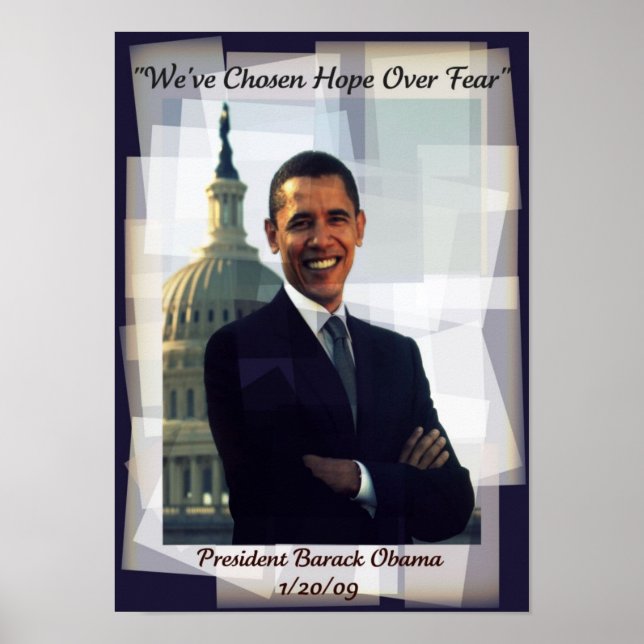 Póster Día de Inauguración de Obama 2009 Poster Comercial (Frente)
