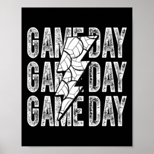 Póster Día de Juego Volleyll Perno Relámpago Volleyll Mam
