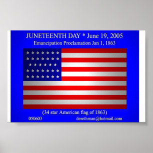 Póster Día de Juneteenth (impresión)