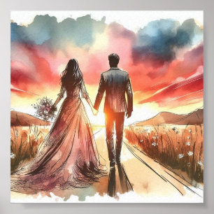 Póster Día de la boda
