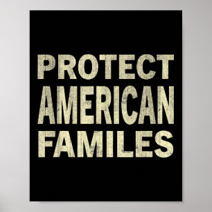 Póster Día de la Conmemoración de Proteger a las Familias