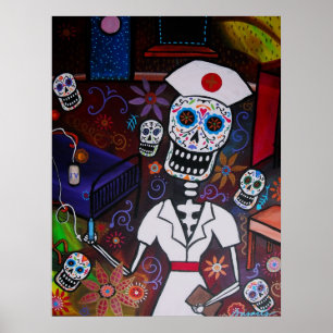 PÓSTER DÍA DE LA ENFERMERA MUERTA