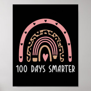 Póster Dia De La Escuela El Trato De Maestra 100 Días Más