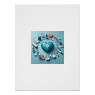 Póster "Día de la Farmacia: Celebrando el Corazón de la S