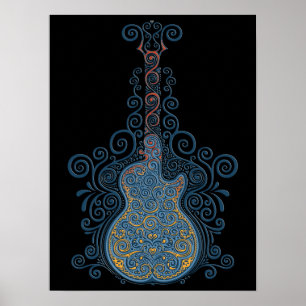 Póster Día de la guitarra muerta