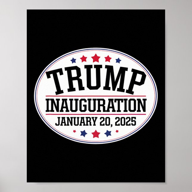 Póster Día de la Inauguración de Donald Trump 2025 1 (Frente)