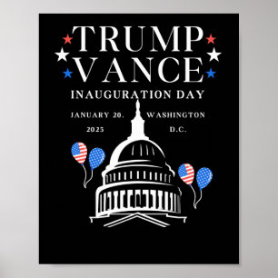 Póster Día de la Inauguración de Trump Vance