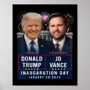 Póster Día de la Inauguración de Trump Vance 2025