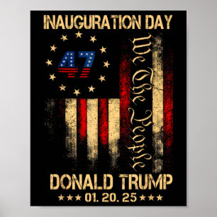 Póster Día de la Inauguración del Presidente Donald Trump