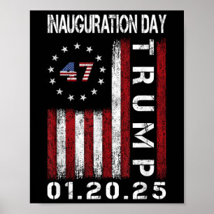 Póster Día de la Inauguración del Presidente Donald Trump