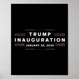 Póster Día de la Inauguración del Presidente Donald Trump