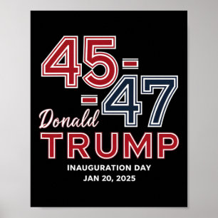 Póster Día de la Inauguración del Presidente Donald Trump