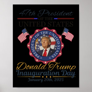 Póster Día de la Inauguración del Presidente Donald Trump