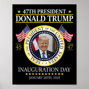 Póster Día de la Inauguración del Presidente Donald Trump