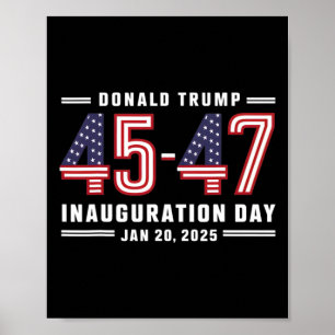 Póster Día de la Inauguración del Presidente Donald Trump