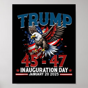 Póster Día de la Inauguración del Presidente Donald Trump