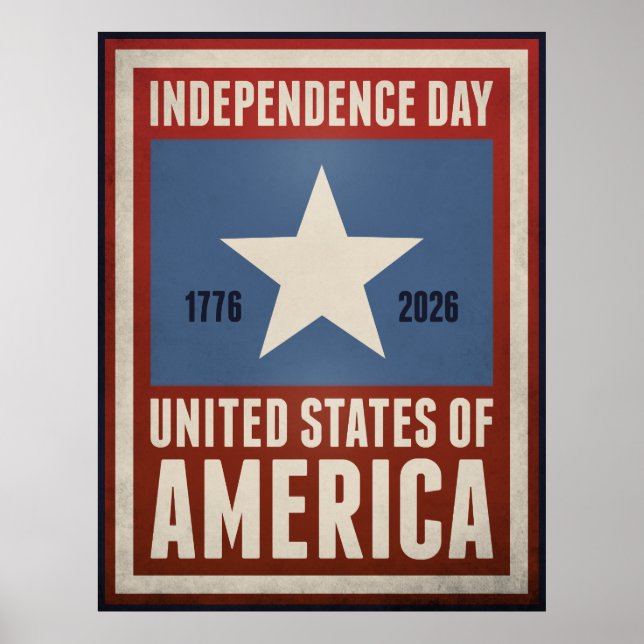 Póster Día de la Independencia (Frente)