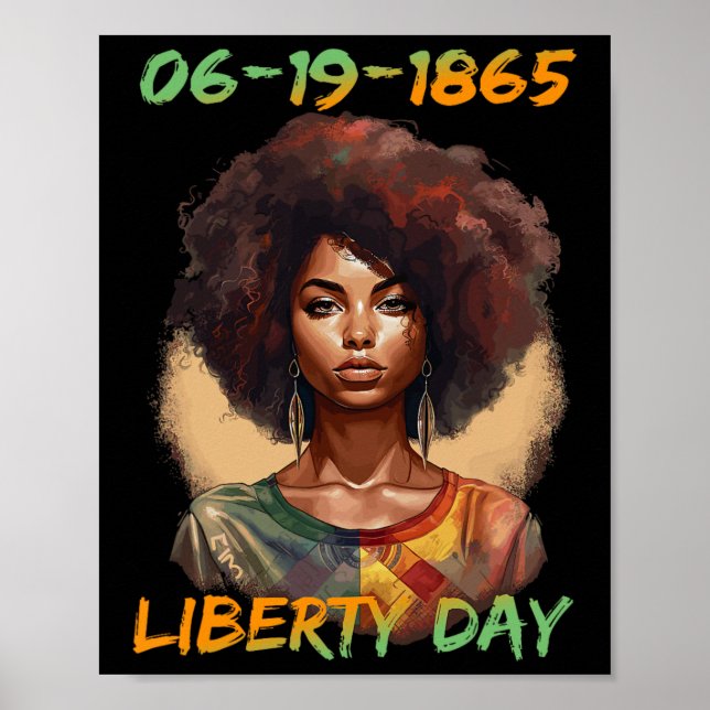 Póster - Día de la Independencia de las Mujeres Afroameri (Frente)