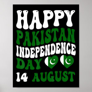 Póster Día de la Independencia de Pakistán Orgullo de Ban