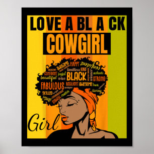 Póster Día de la Independencia Negra - Chica del Condado 
