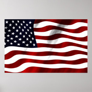 Póster Día de la Independencia Patriótica de la Bandera d
