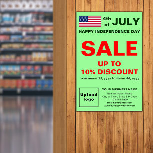 Póster Día de la Independencia Venta de Negocios Poster V