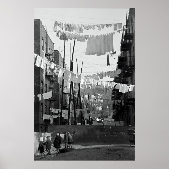 PÓSTER DÍA DE LA LAVANDERÍA - BRONX 1936 (Frente)