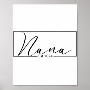 Póster Día de la Madre femenino Est 2024