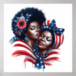 Póster Día de la Madre Patriótica