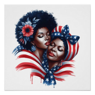 Póster Día de la Madre Patriótica