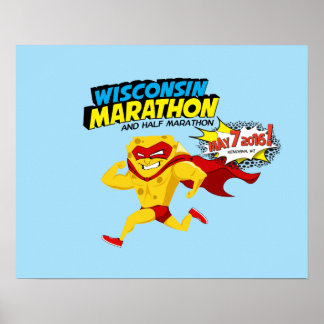 Póster Día de la Maratón de Wisconsin