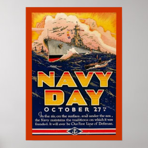 Póster Día de la Marina