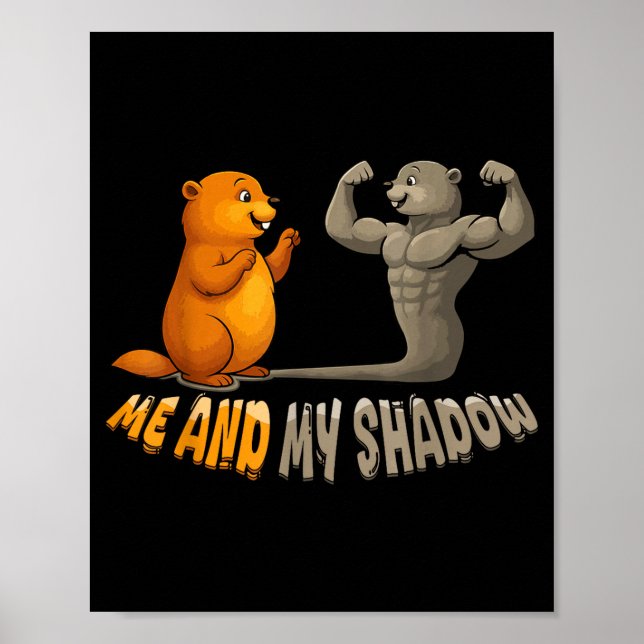 Póster Día de la Marmota gracioso  (Frente)