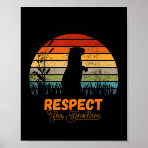 Póster Día de la marmota Respeto a la vida silvestre Atar