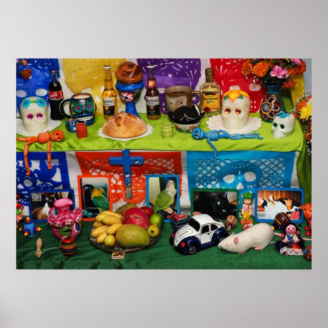 Póster Día de la muerte (Frente)