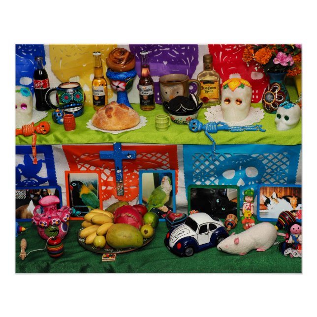 Póster Día de la muerte (Anverso)