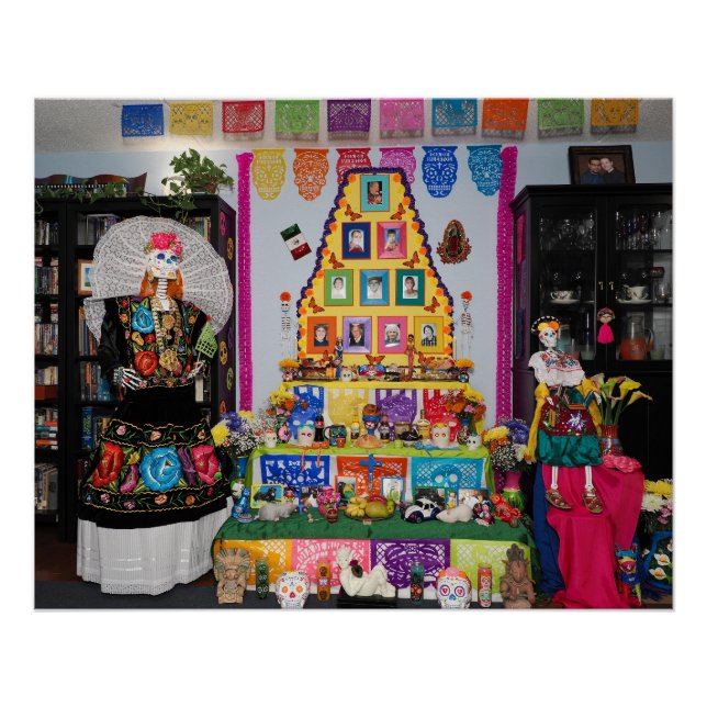 Póster Día de la muerte (Anverso)