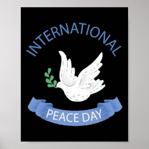 Póster Día de la Paz en la Tierra Día Mundial de la Paz C