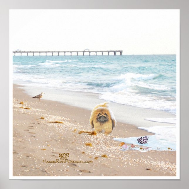 Póster Día de la playa (Frente)