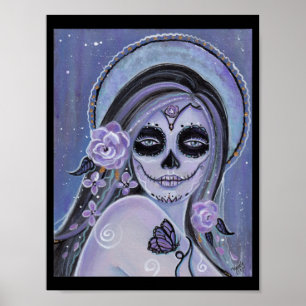 Póster Día de la poster muerta impresa por Renee Lavoie