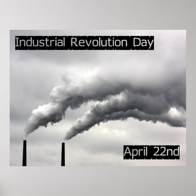 Póster Día de la Revolución Industrial (Frente)