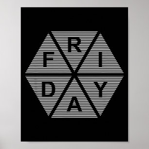 Póster Día de la semana viernes