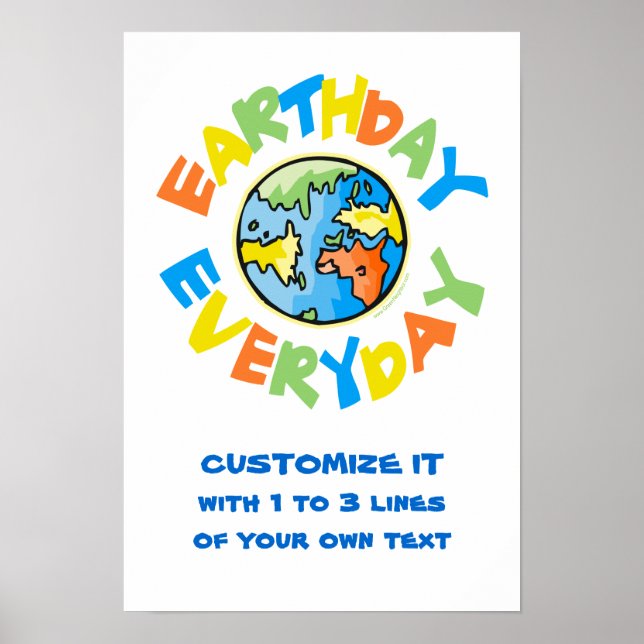 PÓSTER DÍA DE LA TIERRA (Frente)
