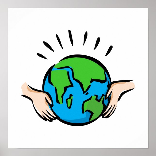 Póster Día de la Tierra (Frente)