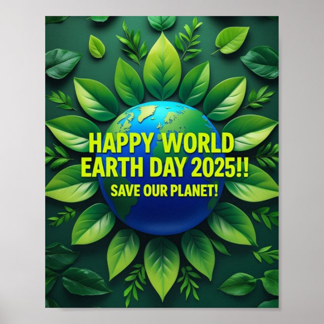 Póster Día de la Tierra 2025 (Frente)