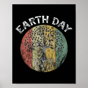 Póster Día de la Tierra Aniversario del Planeta Día de la