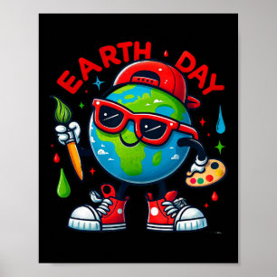 Póster Día de la Tierra de Guay 2025 Divertidos niños del