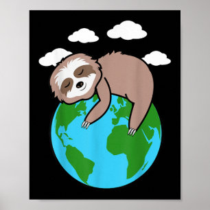 Póster Día de la Tierra de la Madre Tierra para el Medio