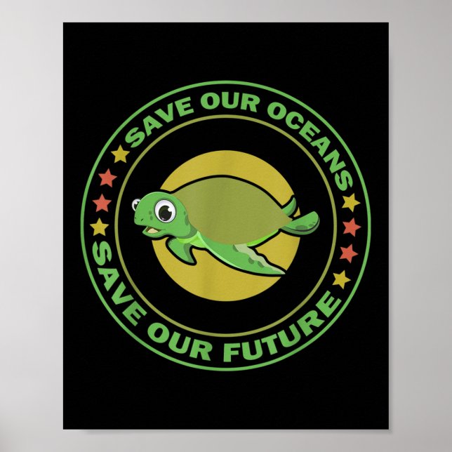 Póster Día de la Tierra Derechos de los Animales Protesta (Frente)